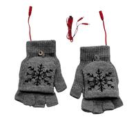 Gants chauffants - Gants de cyclisme électriques à chauffage rapide USB, chauffe-mains pour homme et femme pour le snowboard, la chasse, la randonnée, le ski, l'équitation, la pêche, la randonnée, un