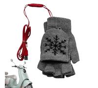Gants chauffants - Gants de cyclisme électriques à chauffage rapide USB - Équipement d'hiver - Accessoires de mode pour homme en plein air, automne, anniversaire, pêche, cyclisme, randonnée, ski