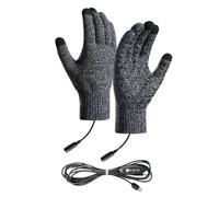 Gants chauffants, gants de ski, gants d'hiver, gants chauffants électriques, gants chauffants USB, gants tactiles, 3 modes, coupe-vent, légers, vêtements chauds pour le cyclisme, le ski, la randonnée
