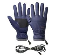 Gants chauffants - Gants tactiles à 360 ° | Coupe-vent thermique Glloves | Hiver Ski Neige Gllove Imperméable | Écran tactile Résistant à l'eau Coupe-vent Antidérapant pour vélo, conduite, course à