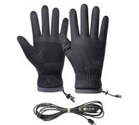 Gants chauffants - Gants tactiles à 360 ° | Coupe-vent thermique Glloves | Hiver Ski Neige Gllove Imperméable | Écran tactile Résistant à l'eau Coupe-vent Antidérapant pour vélo, conduite, course à