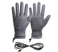 Gants chauffants - Gants tactiles à 360 ° | Coupe-vent thermique Glloves | Hiver Ski Neige Gllove Imperméable | Écran tactile Résistant à l'eau Coupe-vent Antidérapant pour vélo, conduite, course à