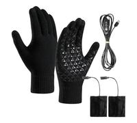 Gants Chauffants Hiver - Gants Chauffants USB,Mitaine Écran Tactile pour Randonnée Ski Snowboard Activités Extérieur Conduire Vélos Camping Froid Intense