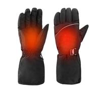 Gants Chauffants - Mitaine Chauffante Électrique | Gants D'équitation Imperméables, Mitaines Chaudes De Snowboard À Écran Tactile, 3 Niveaux De Chauffage Réglables, Équipement D'hiver, Randonnée, Cour