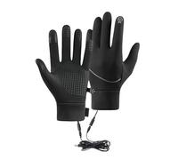 Gants chauffants, moufles imperméables à écran tactile rechargeables par USB pour femme, gants d'hiver chauds pour la gym, la course, le ski, l'haltérophilie et les activités de plein air