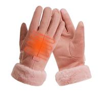 Gants chauffants pour femme | Chauffe-mains électrique pour écran tactile - Chargeur USB - Gants thermiques imperméables antidérapants | Pour le ski, la moto, le cyclisme en plein air et la conduite