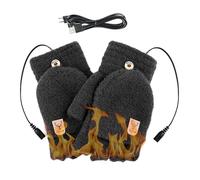 Gants chauffants pour femme | Moufles chauffantes électriques | Moufles d'extérieur chauffantes USB 5 V pour promenade du chien, travail, activités de plein air, motocyclistes, livreurs, chauffeurs
