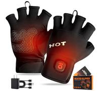 Gants chauffants pour homme et femme - Rechargeables pour écran tactile - Pour le travail en hiver, l'arthrite, le soulagement de la douleur - Compresse chaude - Réutilisables - Gants chauffants pour