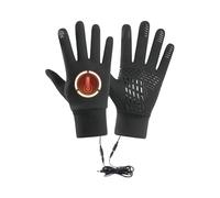 Gants chauffants pour homme, gants chauffants d'hiver rechargeables par USB | Mitaines chauffe-mains coupe-vent pour les conducteurs adultes pour envoyer des textos, moto, chien, marche, pêche