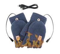 Gants chauffants pour homme, gants chauffants portables | Moufles d'extérieur chauffantes USB 5 V pour promenade du chien, travail, activités de plein air, motocyclistes, livreurs, chauffeurs, pêche