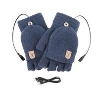 Gants chauffants pour homme | Gants chauffants pour moto | Moufles d'extérieur chauffantes USB 5 V pour promenade du chien, travail, activités de plein air, motocyclistes, livreurs, chauffeurs, pêche
