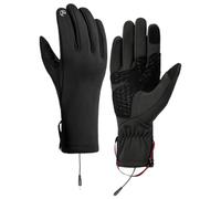 Gants Chauffants pour Homme,Rechargeable par USB Écran Tactile 3 Niveaux de Température Moufle - Gants d'hiver,Hommes Femmes pour Motocyclisme Snowboard Camping Vélo Randonnée Activités Extérieures
