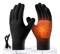 Gants Chauffants pour Hommes - Chauffeurs Mains Électriques USB Tactiles pour Écrans,Mitaines Temps Froid Sport Randonnée Travail Cyclisme Chasse Hommes