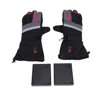 Gants Chauffants pour Hommes et Femmes, imperméables, pour écran Tactile, Chauffe-Mains électriques avec 3 réglages de Chaleur réglables, pour Le Cyclisme, Le Ski, Le Snowboard,