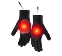 Gants Chauffants pour Hommes - Moufles Électriques Tactiles - Gants Chauffants Électriques 3 Niveaux de Température - Pour Ski Camping Moto Temps Froid Travail Course Barbecue Cyclisme Conduite