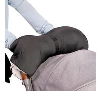 Gants chauffants pour poussettes d'hiver, couche extérieure Oxford, gants doublés en peluche pour la plupart des poussettes et landaus - Gants de landau doublés en flanelle douce pour nouveau-né