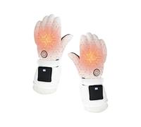 Gants chauffants rechargeables | avec 3 réglages de température, chauffe-mains par temps froid - pour ski, randonnée, cyclisme, camping, travail, snowboard, course à pied, conduite, pêche en plein air