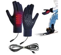 Gants Chauffants Rechargeables | Chauffage USB,Moufles d'hiver Chauffe-mains contrôlables à écran tactile pour sports de plein air tels que le cyclisme Trajets résidentiels Randonnée Snowboard Moto
