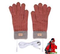 Gants chauffants rechargeables - Chauffe-eau en tricot de laine compatible avec écran tactile, équipement à main isolé | Équipement de sports de plein air, support pour entraînement d'équitation