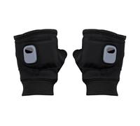 Gants chauffants sans doigts rechargeables, écran tactile, 3 vitesses, charge USB, gants fins chauffants pour homme et femme pour l'hiver, chauffage rapide