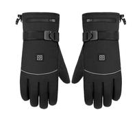 Gants Chauffants, Ski Heated Gloves Winter Thermal Warm Rechargeable Heating Motorcycle Touch Screen Outdoor Sports pour Femmes et Hommes(A2 5000mAh)