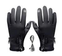 Gants chauffants USB électriques avec réduction de l'écran tactile, 3 réglages de température, équipement d'hiver thermique pour sports de plein air, camping, randonnée