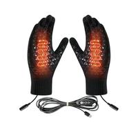 Gants chauffants USB | Gants chauffants électriques d'hiver compatibles avec l'écran - Mitaines coupe-vent à choix multiples pour temps froid exercice et vélo de voyage