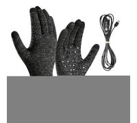 Gants chauffants USB - vêtements rechargeables, vêtements chauffants | Matériau coupe-vent pour les aventures en moto, design compatible avec écran tactile pour environnements givrés, solution