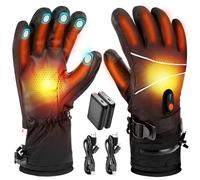 Gants chauffants ZEMBSOYA unisexes rechargeables à piles pour l'hiver en plein air snowboard randonnée
