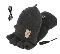 Gants chauffés Femmes - Mitts chauffés hivernaux USB pour la pêche à la Glace | Gants Plus Chauds à Main Rechargeables à température réglable, Mitaines Plus Chaudes pour Le Jardinage de pelletage de