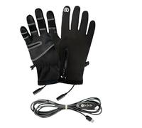 Gants chauffés hivernaux USB, matériaux Confortables, Gants Gris, Noirs, à Chaleur, Glo- d'hiver chauffés USB, Rechargeable et économique, pour Femmes Hommes, Trajet, vélo, Moto
