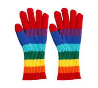Gants Chaus,Temps Froi, Tactiles, Élastiques, Arc-En-,Gants Hiver Pour Hommes En Tricot Chaus - Pour Hommes, ames, Course, Conuite, Ranonnée, Patinage, Pêche, Extérieur, Navettage,