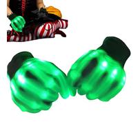 Gants Clignotants - Gants Doigts Led, Gants Doigts Flash | Gants Lumineux D'Halloween Respirants Avec 7 Modes, Gants Clignotants À LED, Gants Lumineux Colorés Pour Garçons Filles Adultes