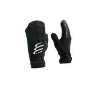 Gants compressport hurricane waterproof mittens noir