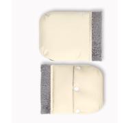 Gants confortables doublés en polaire pour la plupart des poussettes - Coupe-vent - Tissu polyester - Se fixe facilement - Installation rapide - Moufles de guidon