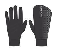 Gants convertibles réfléchissants Nathan HyperNight - Noir - Taille L - Running - Homme S