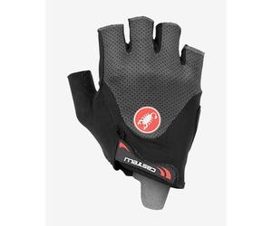 Gants courts Castelli Arenberg Gel 2 Rosso Corsa gris foncé - S