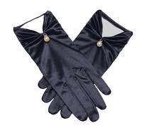 Gants Courts Élégants pour Femme, Gants Courts en Satin Gants de Soirée Gants Opéra Extensibles Des Années 1920 Gants de Danse de Mariage pour Femme Robe Fête Soirée Opéra Mariage
