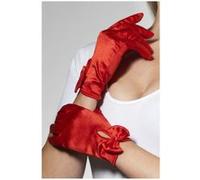 Smiffy's Gants courts rouges avec nœud Halloween