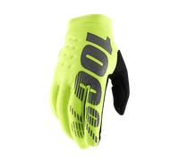 Gants Cross 100% Brisker Jaune FluoXXL Jaune Fluo