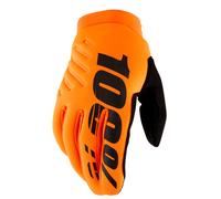 Gants cross 100% BRISKER ORANGE FLUO 2024