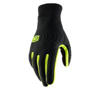 Gants Cross 100% Brisker Xtreme Noir/Jaune FluoS Noir,Jaune Fluo