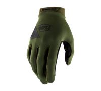 Gants Cross 100% Ridecamp Army Vert militaire/NoirS Vert militaire,Noir