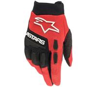 gants cross alpinestars full bore - noir / rouge L