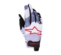 Gants Cross Alpinestars Radar Gris Cendré/Lilas Clair/Rouge/NoirXL Gris Cendré,Lilas Clair,Rouge,Noir