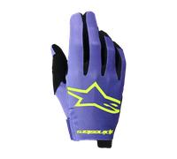 Alpinestars Radar Gants de motocross, pourpre-jaune, taille XL pour homme