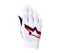 Alpinestars Gants cross Supertech Blanc/Noir/Rouge Feu