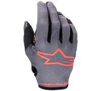 gants cross alpinestars youth radar 23 - enfant gris / rouge M