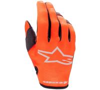 gants cross alpinestars youth radar 23 - enfant orange / noir XXS