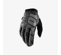 GANTS CROSS/ENDURO MODÈLE BRISKER SOFTSHELL COULEUR GRIS/NOIR TAILLE M CODE ANCI